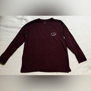 IVORY ELLA Comfort Colors Distressed Graphic LS Tee Medium Purple